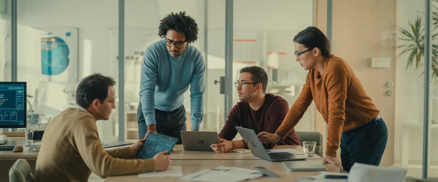 técnico informático realizando mantenimiento nacional, infraestructura de red empresarial distribuida, soporte técnico presencial en oficinas España, centro de procesamiento datos empresarial seguro, equipo consultoría tecnológica cobertura nacional
