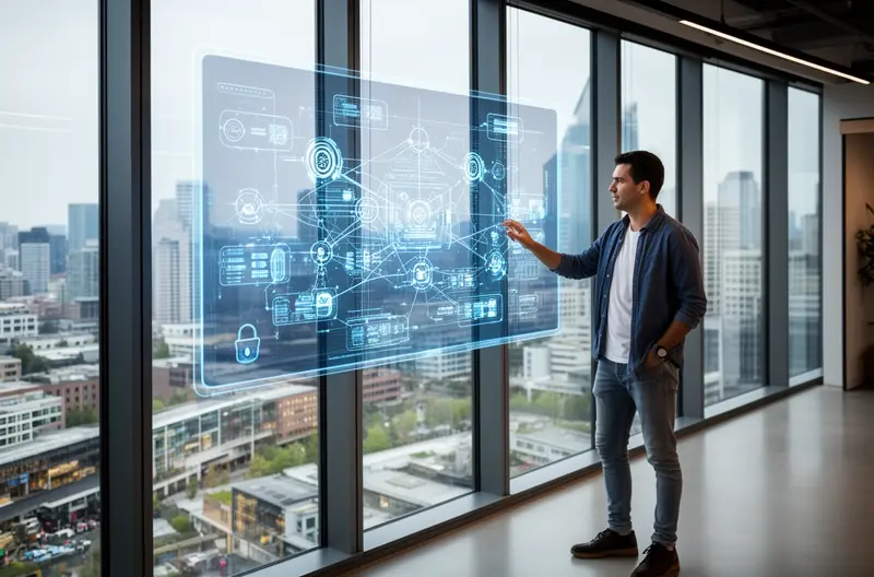 Técnico instalando servidor empresarial en rack de datos, Configuración inicial de sistema operativo en servidor corporativo, Profesional realizando copias de seguridad previas a instalación, Arquitectura de red segura para acceso remoto empresarial, Equipo técnico ejecutando mantenimiento preventivo de servidores