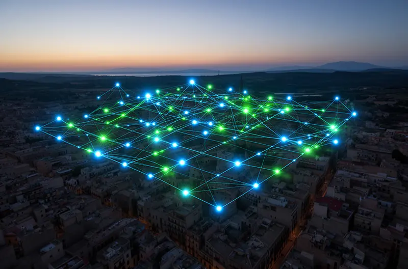 Técnico realizando mantenimiento preventivo de servidores en Gerona, Panel de monitorización de infraestructura IT en tiempo real, Equipo certificado implementando soluciones de ciberseguridad empresarial, Sala de servidores con sistemas de backup y recuperación ante desastres, Consultor IT analizando infraestructura de red en empresa de Gerona