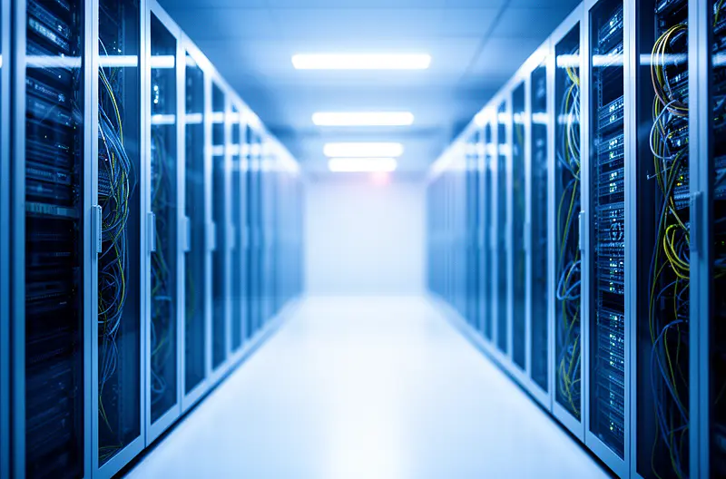 Técnico realizando mantenimiento preventivo en servidor empresarial en Cádiz, Equipo de soporte informático trabajando en oficina moderna gaditana, Panel de monitorización de sistemas IT con alertas de seguridad, Empresario revisando plan de mantenimiento informático personalizado, Infraestructura de red protegida con firewall y soluciones de ciberseguridad