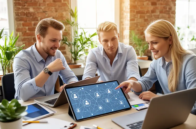 Técnico realizando mantenimiento preventivo en servidor empresarial en Cádiz, Equipo de soporte informático trabajando en oficina moderna gaditana, Panel de monitorización de sistemas IT con alertas de seguridad, Empresario revisando plan de mantenimiento informático personalizado, Infraestructura de red protegida con firewall y soluciones de ciberseguridad