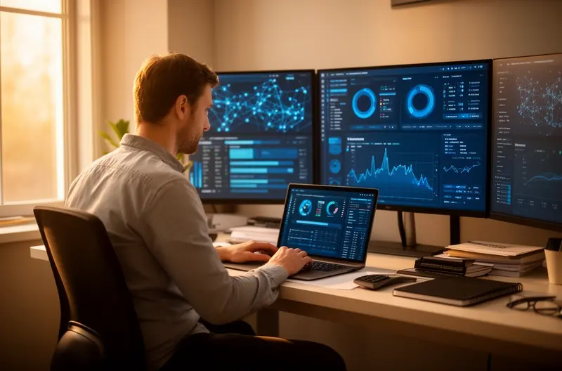 Técnico realizando mantenimiento informático en empresa de Castellón, Infraestructura de red empresarial con equipos Cisco en Castellón, Sistema de backup y seguridad informática para empresas, Auditoría técnica de sistemas informáticos en oficina, Soporte técnico remoto y presencial para empresas en Castellón