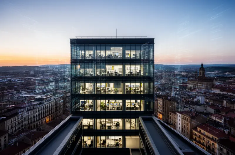 Técnico informático realizando mantenimiento preventivo en oficina de Burgos, Equipo de soporte IT configurando servidores en empresa burgalesa, Auditoría informática profesional en instalaciones empresariales de Burgos, Soporte remoto resolviendo incidencias técnicas para PYME en Burgos, Infraestructura tecnológica moderna gestionada por servicio de mantenimiento en Burgos