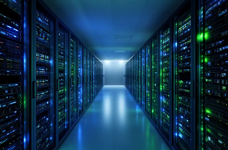 Técnico informático realizando mantenimiento preventivo en empresa de Álava, Equipo de soporte IT gestionando infraestructura tecnológica en Vitoria-Gasteiz, Sistema de monitorización remota para soporte informático empresarial, Profesional configurando soluciones de ciberseguridad en oficina de Álava, Sala de servidores con sistemas de backup y protección empresarial