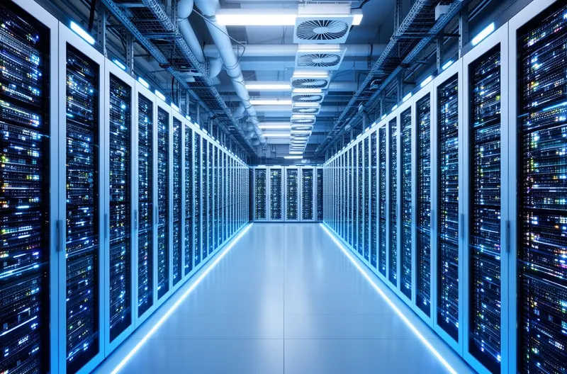 Técnico informático realizando mantenimiento preventivo en servidor empresarial, Equipo de soporte IT remoto atendiendo incidencias desde centro de operaciones, Infraestructura de red empresarial con equipos Cisco y Fortinet instalados, Consultor tecnológico analizando sistemas informáticos en oficina corporativa, Panel de monitorización proactiva mostrando estado de infraestructura IT