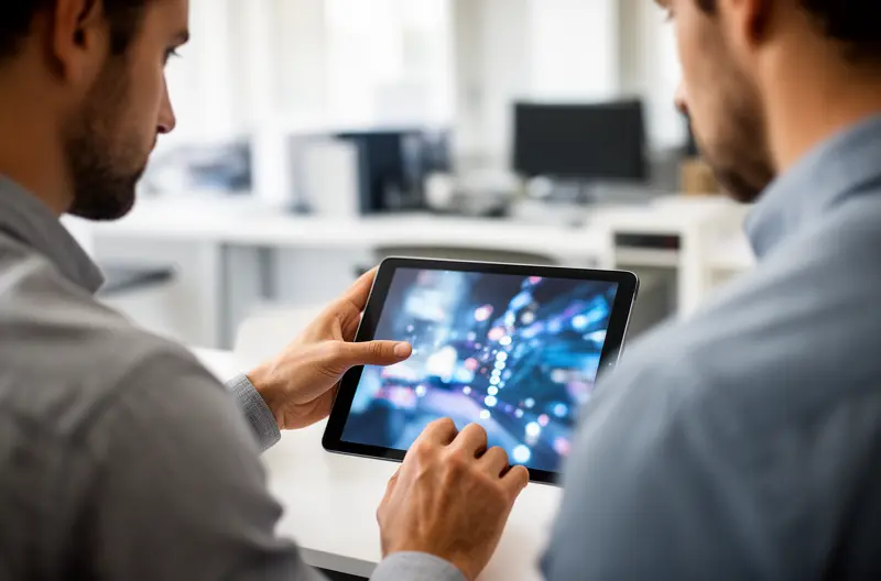 Técnico realizando mantenimiento preventivo en equipos informáticos de empresa en Valdemoro, Equipo de soporte IT revisando servidores y sistemas de seguridad empresarial, Auditoría informática gratuita evaluando infraestructura tecnológica en oficina, Implementación de soluciones de ciberseguridad y backup en empresa de Valdemoro, Consultor IT analizando red empresarial y optimizando sistemas informáticos