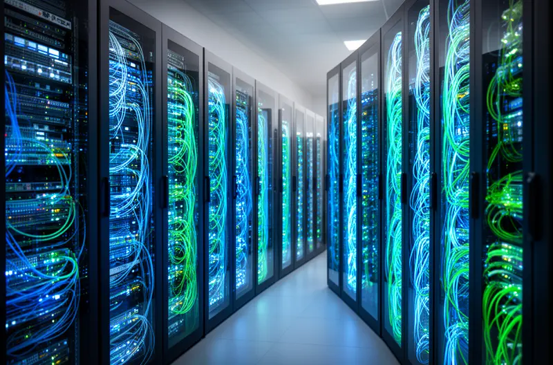 Técnico realizando mantenimiento preventivo en servidor empresarial, Equipo de soporte informático configurando sistemas de seguridad, Monitorización proactiva de infraestructura IT en oficina moderna, Profesional instalando soluciones de backup y protección de datos, Centro de operaciones con sistemas de gestión remota activos