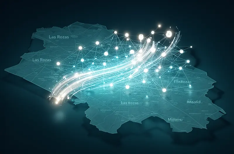 Técnico informático realizando mantenimiento preventivo en oficina de Las Rozas, Centro de monitorización de sistemas IT con soporte remoto en tiempo real, Auditoría de seguridad informática y cumplimiento RGPD en empresa madrileña, Infraestructura de red empresarial con equipamiento Cisco en Las Rozas, Equipo técnico certificado proporcionando soporte presencial en oficinas