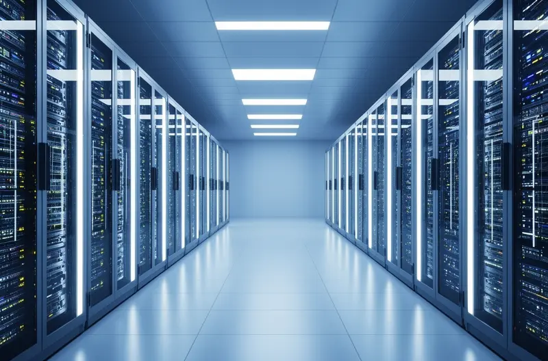 Técnico realizando mantenimiento preventivo en servidor empresarial en Parla, Equipo informático empresarial optimizado con soporte técnico profesional, Sala de servidores con sistemas de seguridad y copias de seguridad gestionadas, Profesional IT configurando red empresarial en oficina de Parla, Empresario satisfecho con servicio de mantenimiento informático estable y seguro