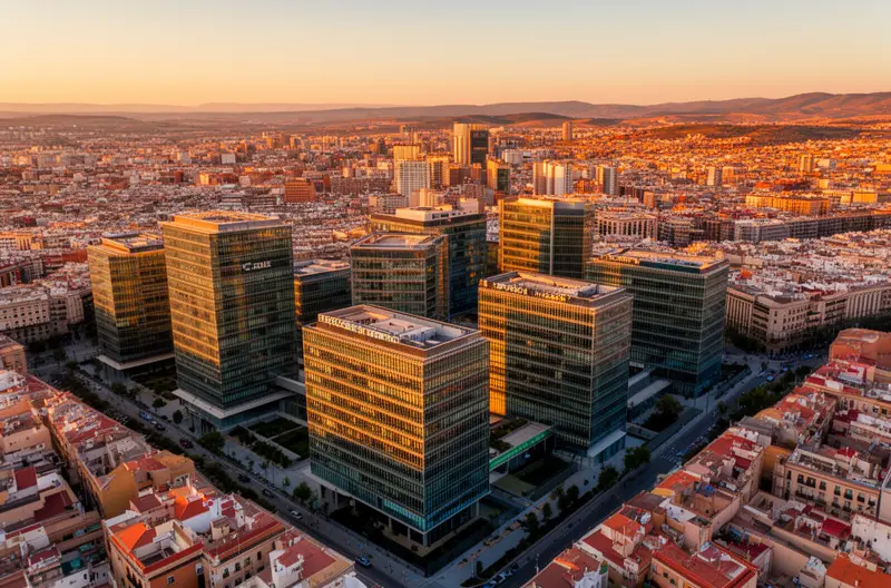 Técnico informático instalando red empresarial en oficina moderna, Equipo de consultores IT analizando infraestructura tecnológica de pyme, Sala de servidores con sistemas de seguridad y backup empresarial, Soporte técnico presencial configurando equipos informáticos en empresa, Dashboard de monitorización de sistemas IT con alertas preventivas