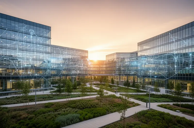 Instalación profesional de cableado estructurado en oficina empresarial de Madrid, Técnico configurando switch de red en rack organizado con etiquetado profesional, Punto de acceso inalámbrico empresarial montado en techo de oficina moderna, Firewall de seguridad Fortinet protegiendo red empresarial en Madrid, Certificación de red informática con equipo de medición especializado