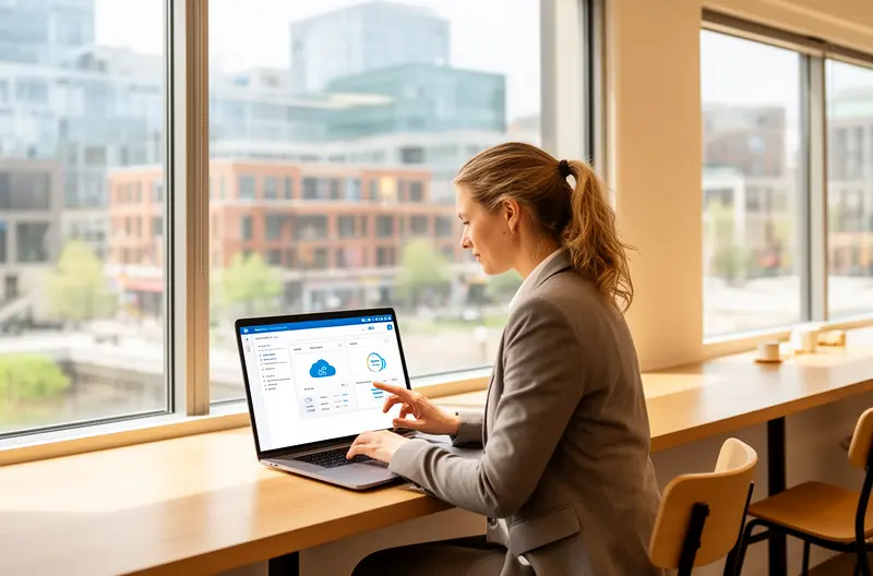 Centro de datos seguro con servidores para backup remoto, Consola de gestión centralizada de copias de seguridad automatizadas, Proceso de cifrado de datos antes de transmisión remota, Recuperación rápida de archivos desde backup en la nube, Infraestructura redundante para almacenamiento de copias de seguridad