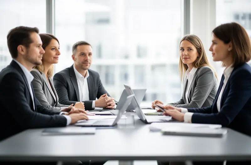 Diagrama de arquitectura de infraestructura IT empresarial moderna con servidores y redes, Equipo técnico realizando auditoría de sistemas informáticos en centro de datos, Panel de monitorización de infraestructura IT mostrando métricas de rendimiento en tiempo real, Implementación de soluciones cloud y virtualización en entorno empresarial, Profesionales IT configurando sistemas de seguridad y backup para infraestructura corporativa