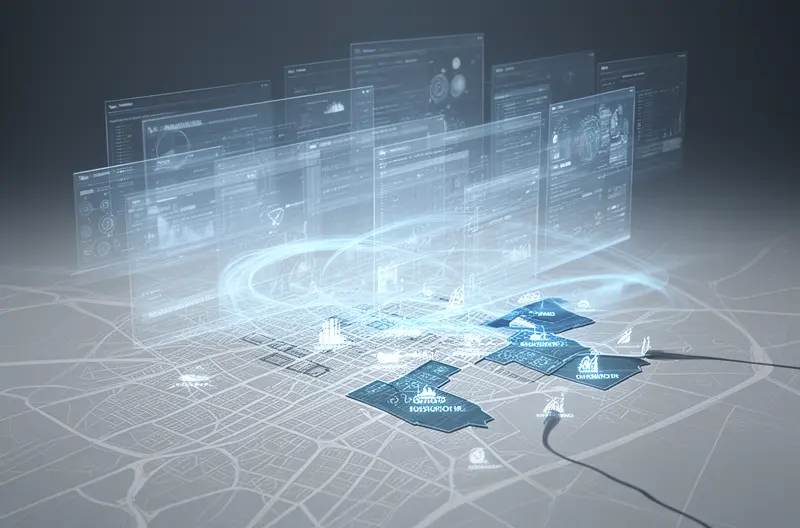 Técnico informático realizando mantenimiento preventivo en empresa de Bilbao, Centro de soporte remoto gestionando incidencias tecnológicas en tiempo real, Empresario bilbaíno revisando contrato SLA de servicios informáticos, Infraestructura de red empresarial con tecnología certificada Cisco y Fortinet, Equipo técnico instalando soluciones de ciberseguridad en oficinas de Bilbao