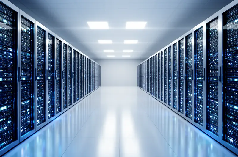 Equipo de consultoría informática analizando infraestructura IT en oficina de Madrid, Ingeniero configurando firewall de seguridad en centro de datos empresarial, Dashboard de monitorización de redes y sistemas en tiempo real, Reunión de consultoría tecnológica con cliente en sala de juntas moderna, Servidor empresarial con sistemas de backup y recuperación ante desastres