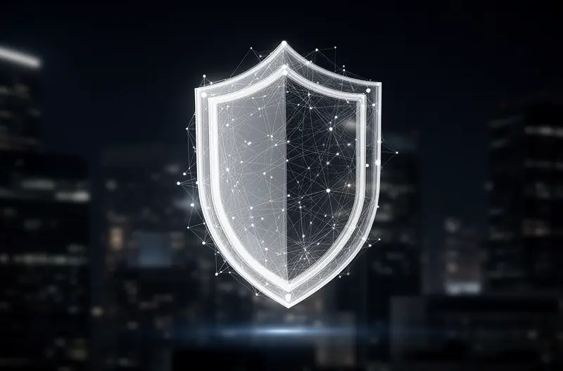 Arquitectura Zero Trust protegiendo red empresarial con verificación continua, Sistema de inteligencia artificial detectando amenazas cibernéticas en tiempo real, Equipo de seguridad implementando estrategias de resiliencia ante ataques, Plataforma de gestión de identidades y accesos controlando permisos empresariales, Profesionales de ciberseguridad revisando cumplimiento normativo y políticas de protección