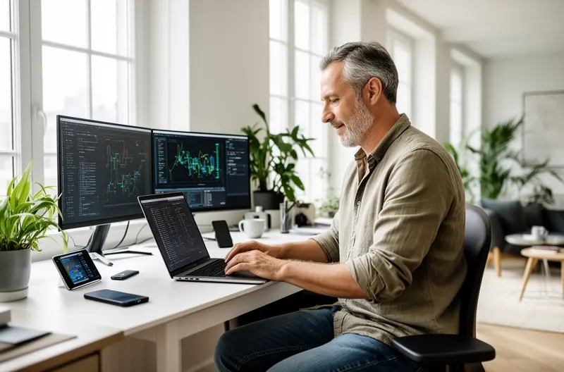 Técnico especializado realizando mantenimiento preventivo en servidor empresarial, Equipo de soporte IT monitorizando infraestructura tecnológica en centro de operaciones, Profesional configurando firewall de seguridad para protección empresarial, Ingeniero IT realizando diagnóstico remoto de sistemas corporativos, Sala de servidores empresariales con sistemas de monitorización activa