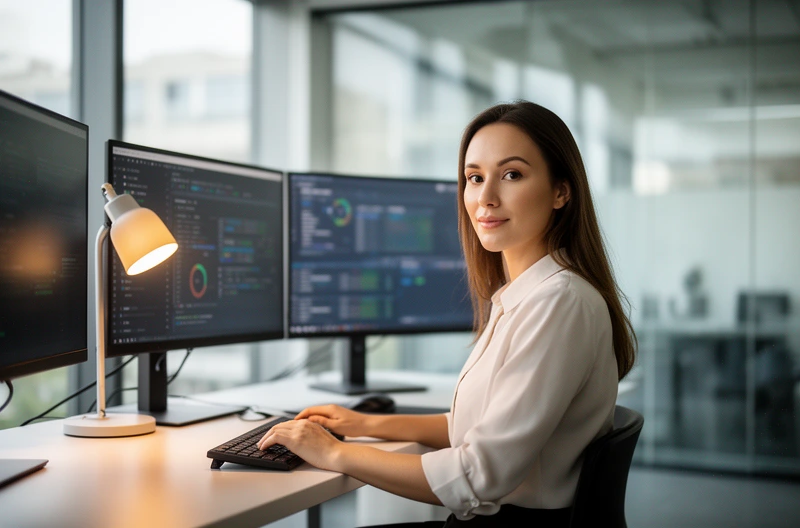 técnico realizando mantenimiento informático empresa, monitorización sistemas informáticos tiempo real, soporte técnico remoto empresas España, infraestructura tecnológica empresarial segura, servicio mantenimiento preventivo correctivo