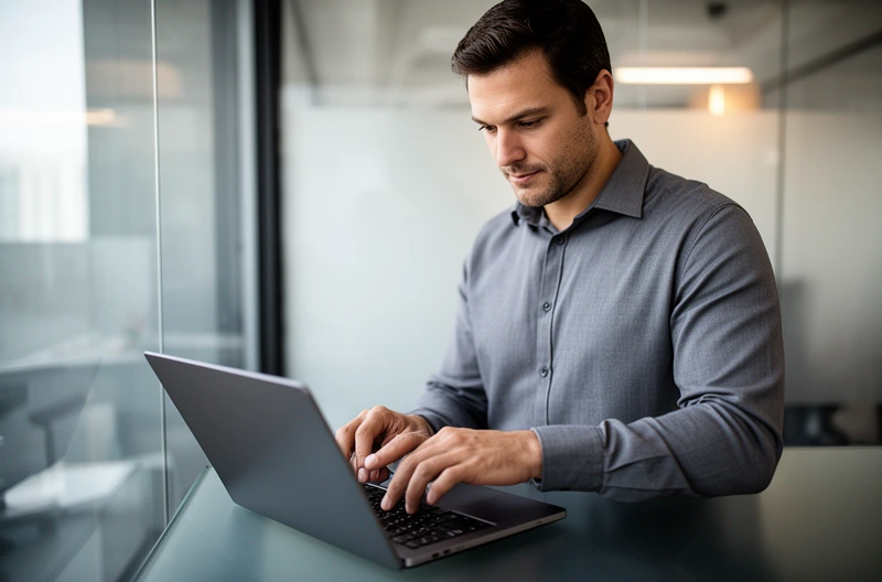 técnico realizando mantenimiento informático empresa, monitorización sistemas informáticos tiempo real, soporte técnico remoto empresas España, infraestructura tecnológica empresarial segura, servicio mantenimiento preventivo correctivo